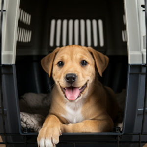 Crate Training a Puppy at Night