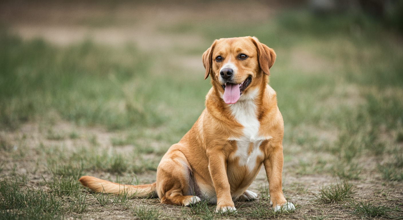 Dog being trained with positive reinforcement