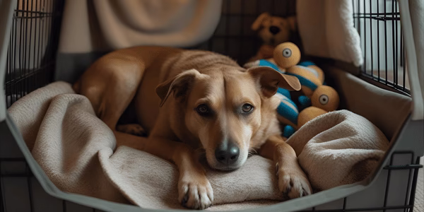 Signs of Anxiety in Adopted Shelter Dogs